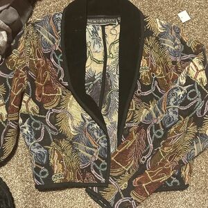 New Identity Multicolor Patterned Blazer